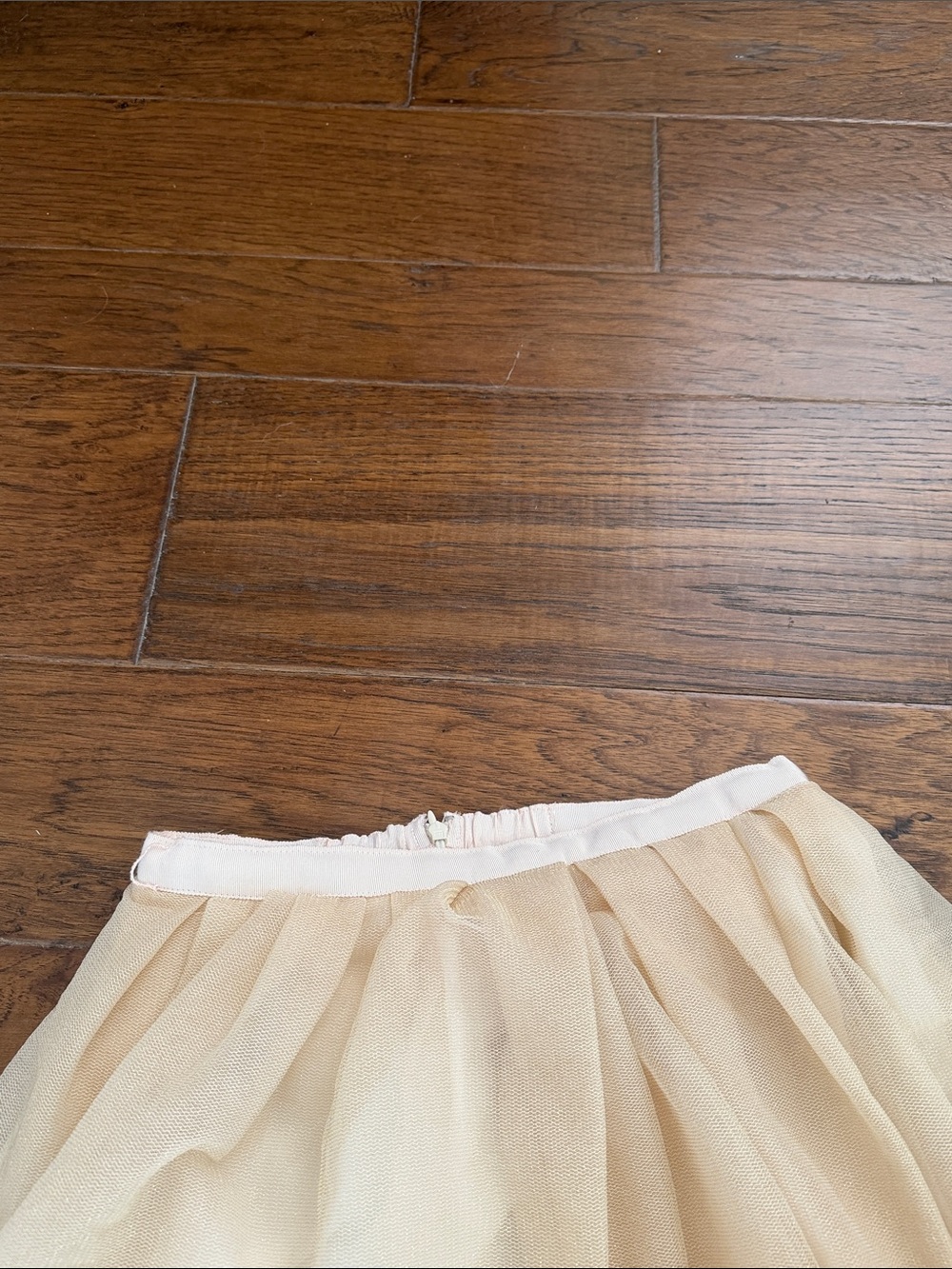 J. Crew Cream A-Line Tulle Midi Skirt - Picture 6 of 6